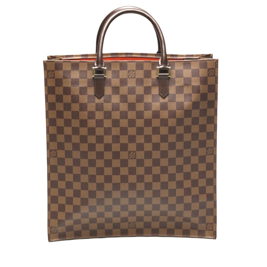 ルイヴィトン LOUIS VUITTON ハンドバッグ
 トートバッグ ダミエ サックプラ ダミエキャンバス N51140 エベヌ LV
 【SS】
 【中古】