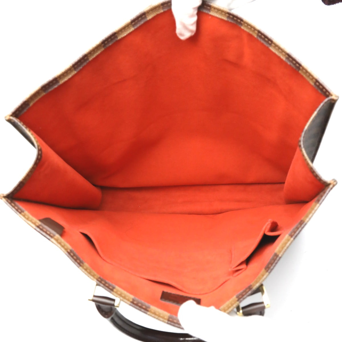 ルイヴィトン LOUIS VUITTON ハンドバッグ
 トートバッグ ダミエ サックプラ ダミエキャンバス N51140 エベヌ LV
 【SS】
 【中古】