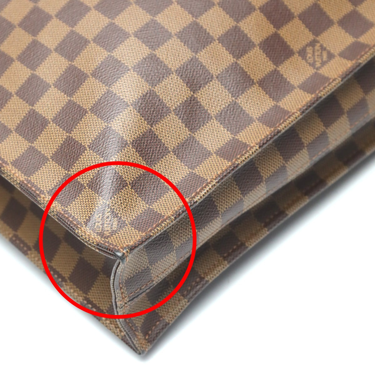 ルイヴィトン LOUIS VUITTON ハンドバッグ
 トートバッグ ダミエ サックプラ ダミエキャンバス N51140 エベヌ LV
 【SS】
 【中古】