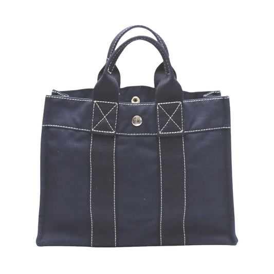 エルメス HERMES トートバッグ
 トートPM フールトゥ キャンバス キャンバス ネイビー 【SS】
 【中古】