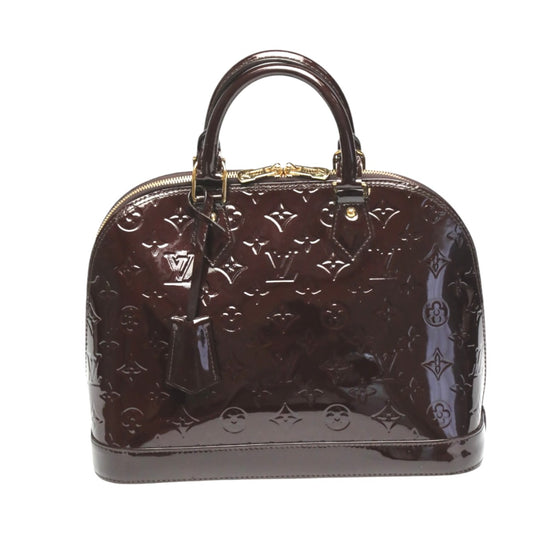 ルイヴィトン LOUIS VUITTON ハンドバッグ
 ハンドバッグ ヴェルニ  アルマPM モノグラムヴェルニ M91611 ワインレッド LV
 【SS】
 【中古】