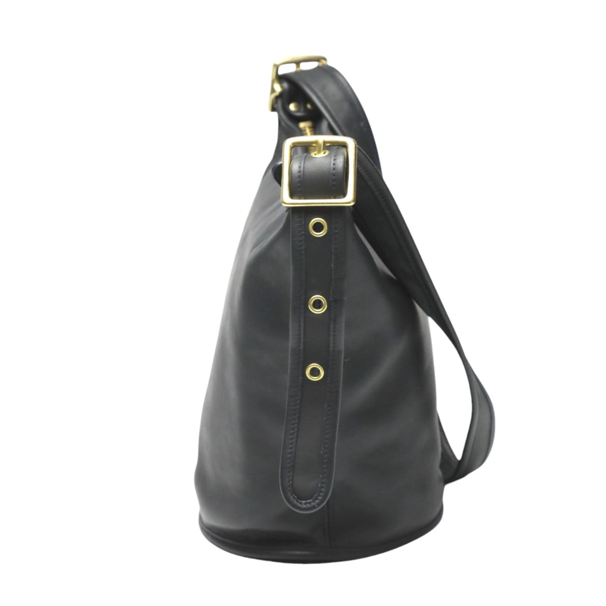 コーチ COACH ショルダーバッグ
 ハンドバッグ ヴィンテージ バケツ型 レザー 9953 ブラック 【SS】
 【中古】