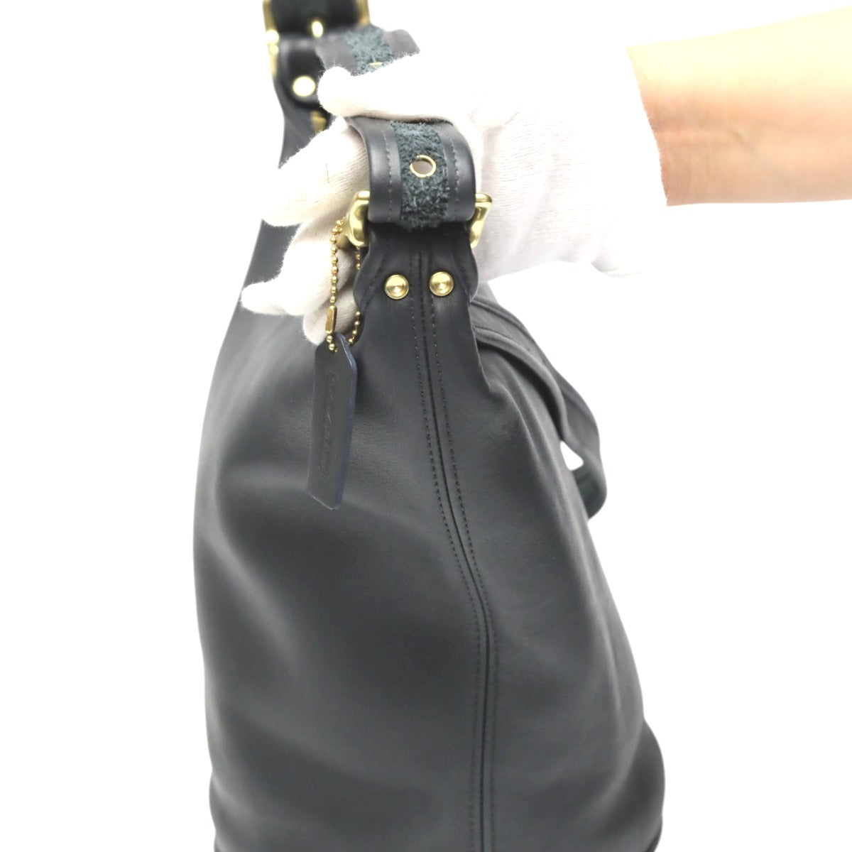 コーチ COACH ショルダーバッグ
 ハンドバッグ ヴィンテージ バケツ型 レザー 9953 ブラック 【SS】
 【中古】