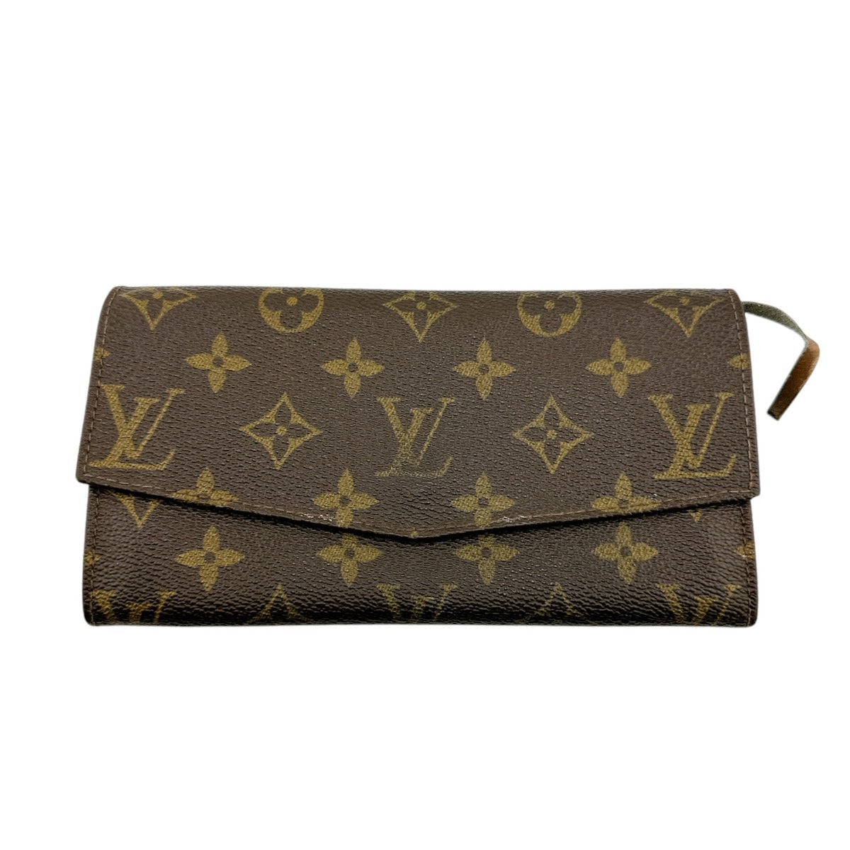 ルイヴィトン LOUIS VUITTON 長財布
 ヴィンテージ モノグラム ポシェット・ポルトモネクレディ モノグラムキャンバス M61724 ブラウン LV
 【SS】
 【中古】