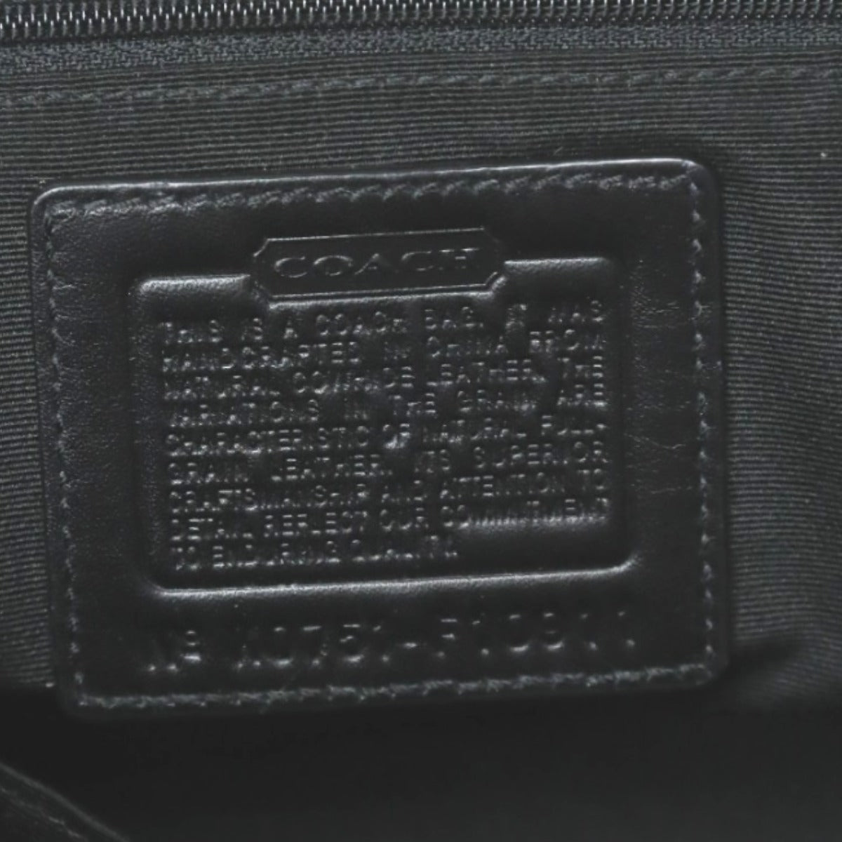 コーチ COACH トートバッグ
 ハンドバッグ ミディアムレザー  レザー F10911  ブラック 【SS】
 【中古】