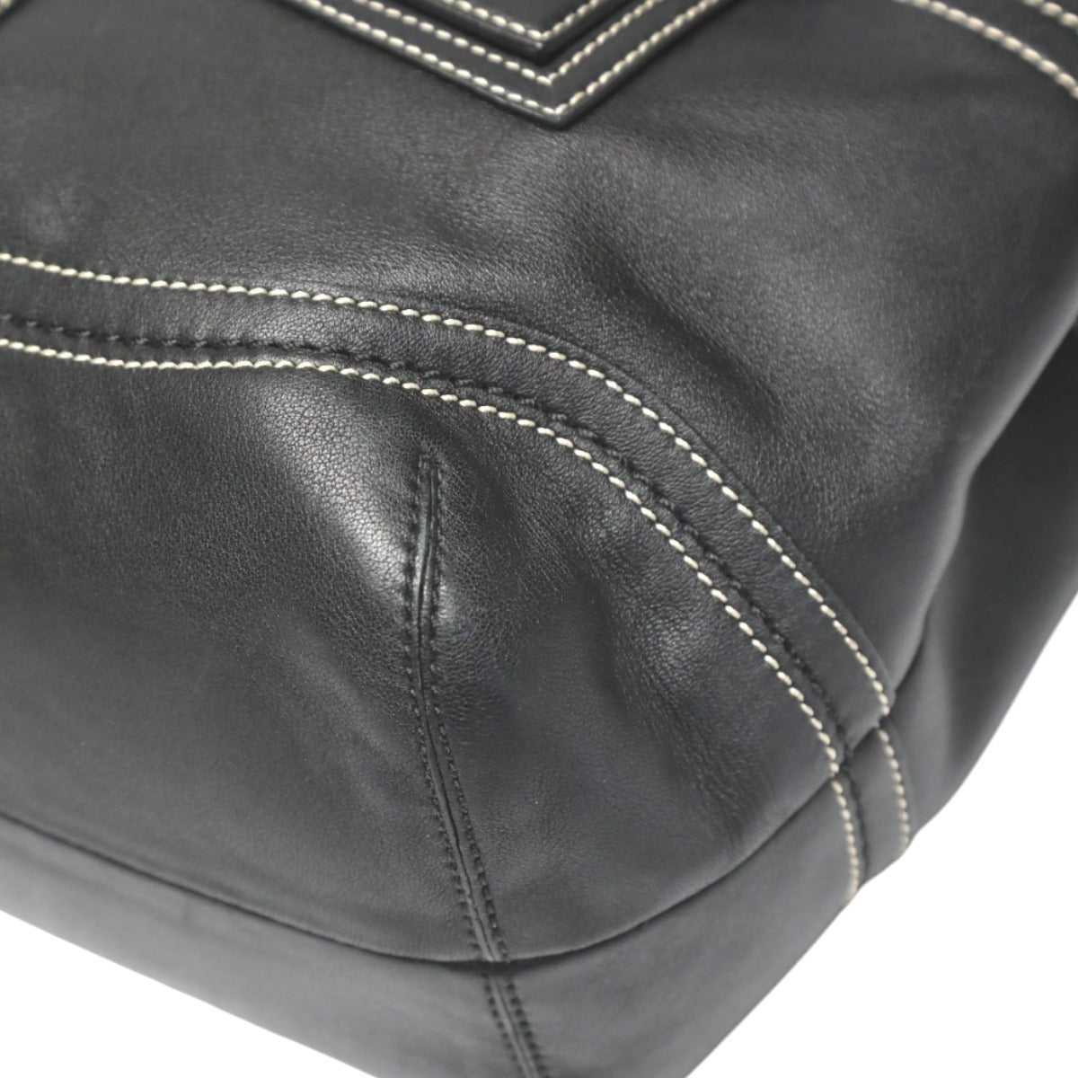 コーチ COACH トートバッグ
 ハンドバッグ ミディアムレザー  レザー F10911  ブラック 【SS】
 【中古】
