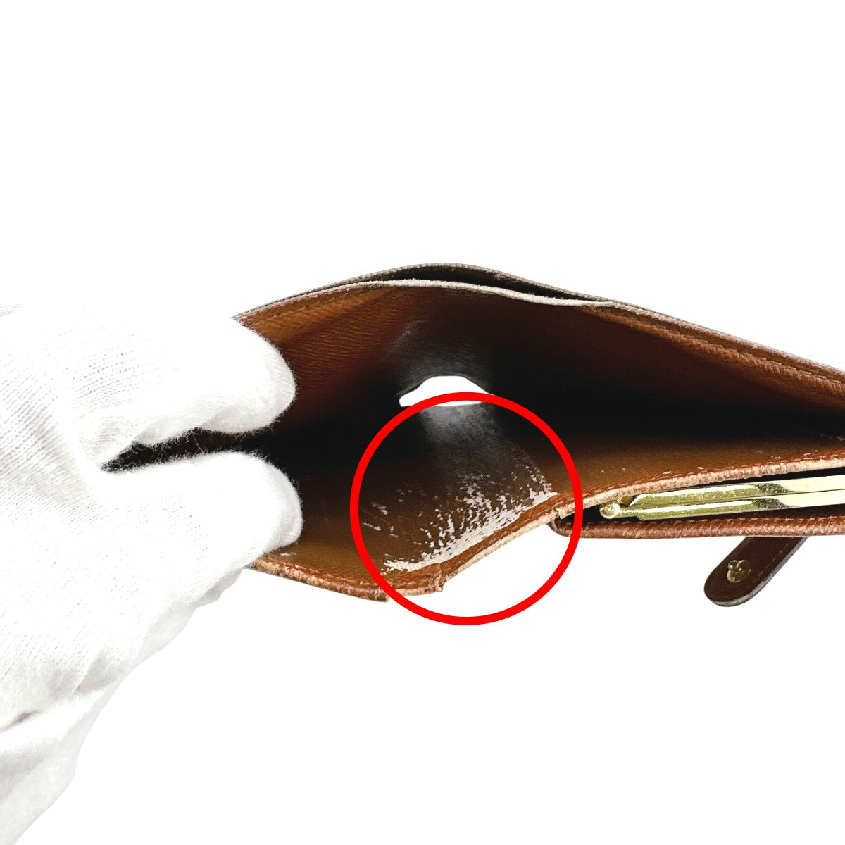 ルイヴィトン LOUIS VUITTON 長財布
 がま口財布 モノグラム ポルトフォイユ・ヴェエノワ モノグラムキャンバス M61674 ブラウン LV
 【SS】
 【中古】