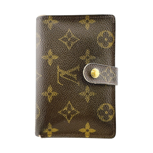 ルイヴィトン LOUIS VUITTON 長財布
 がま口財布 モノグラム ポルトフォイユ・ヴェエノワ モノグラムキャンバス M61674 ブラウン LV
 【SS】
 【中古】