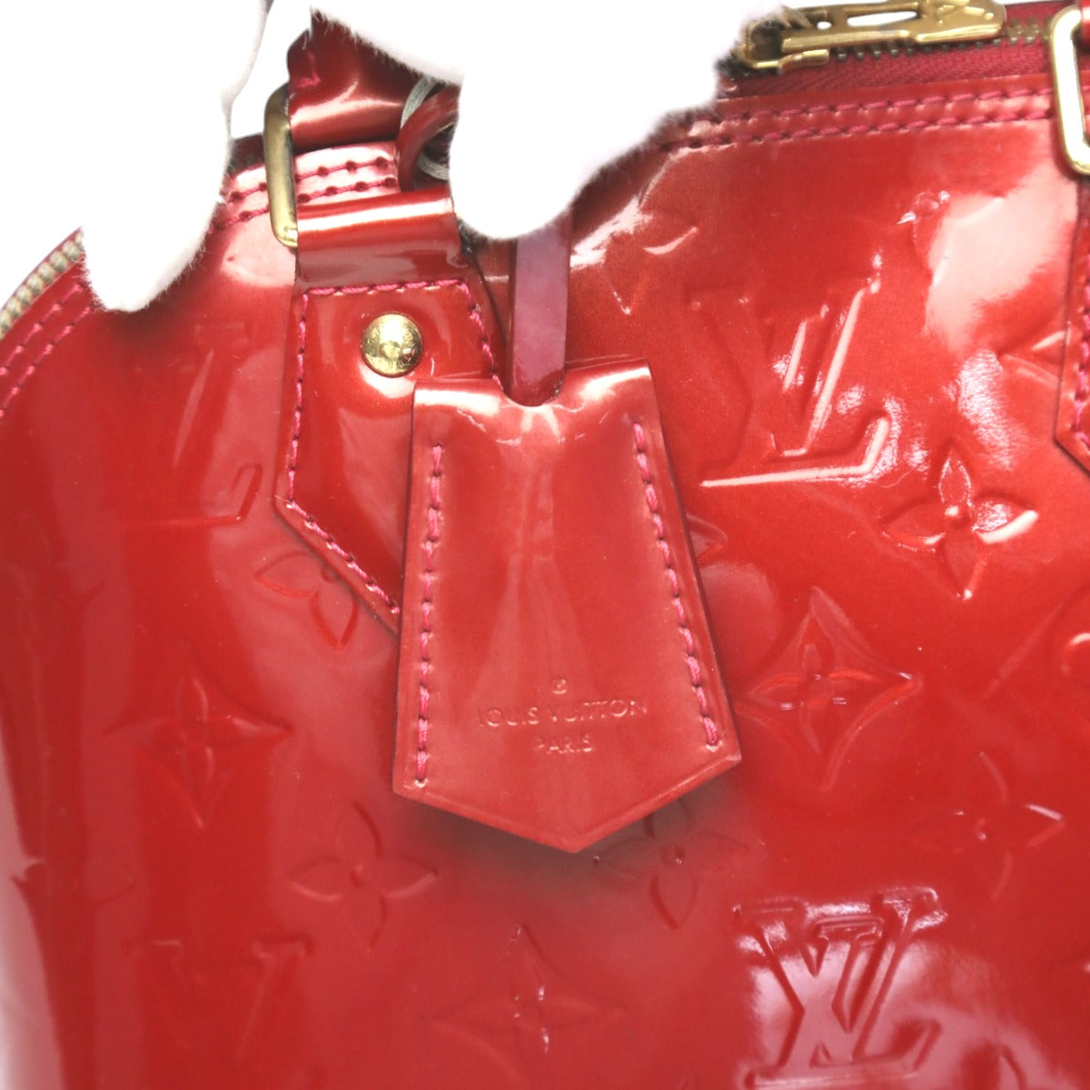ルイヴィトン LOUIS VUITTON ハンドバッグ
 2WAYバッグ モノグラム アルマBB モノグラムヴェルニ M90174 レッド LV
 【SS】
 【中古】