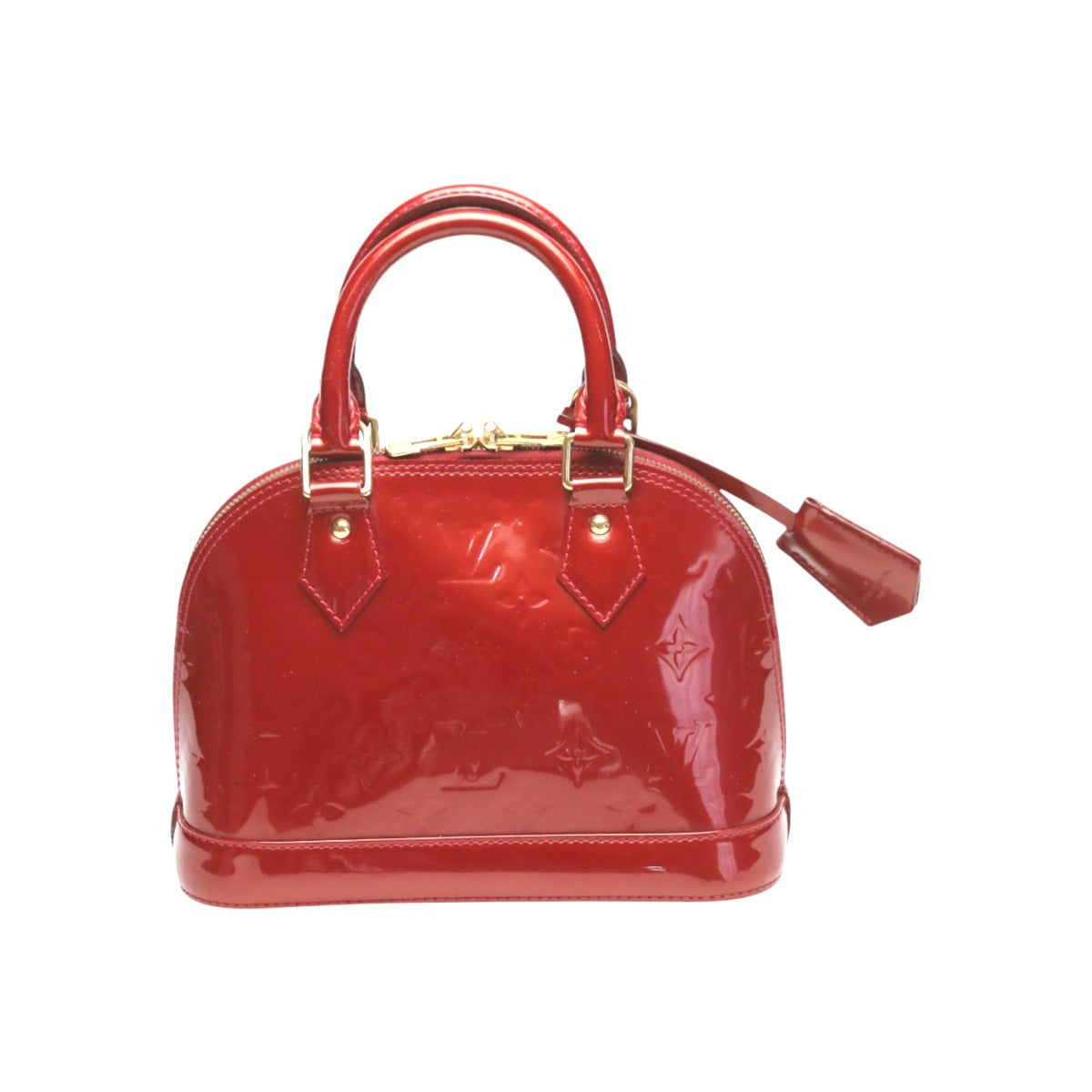 ルイヴィトン LOUIS VUITTON ハンドバッグ
 2WAYバッグ モノグラム アルマBB モノグラムヴェルニ M90174 レッド LV
 【SS】
 【中古】