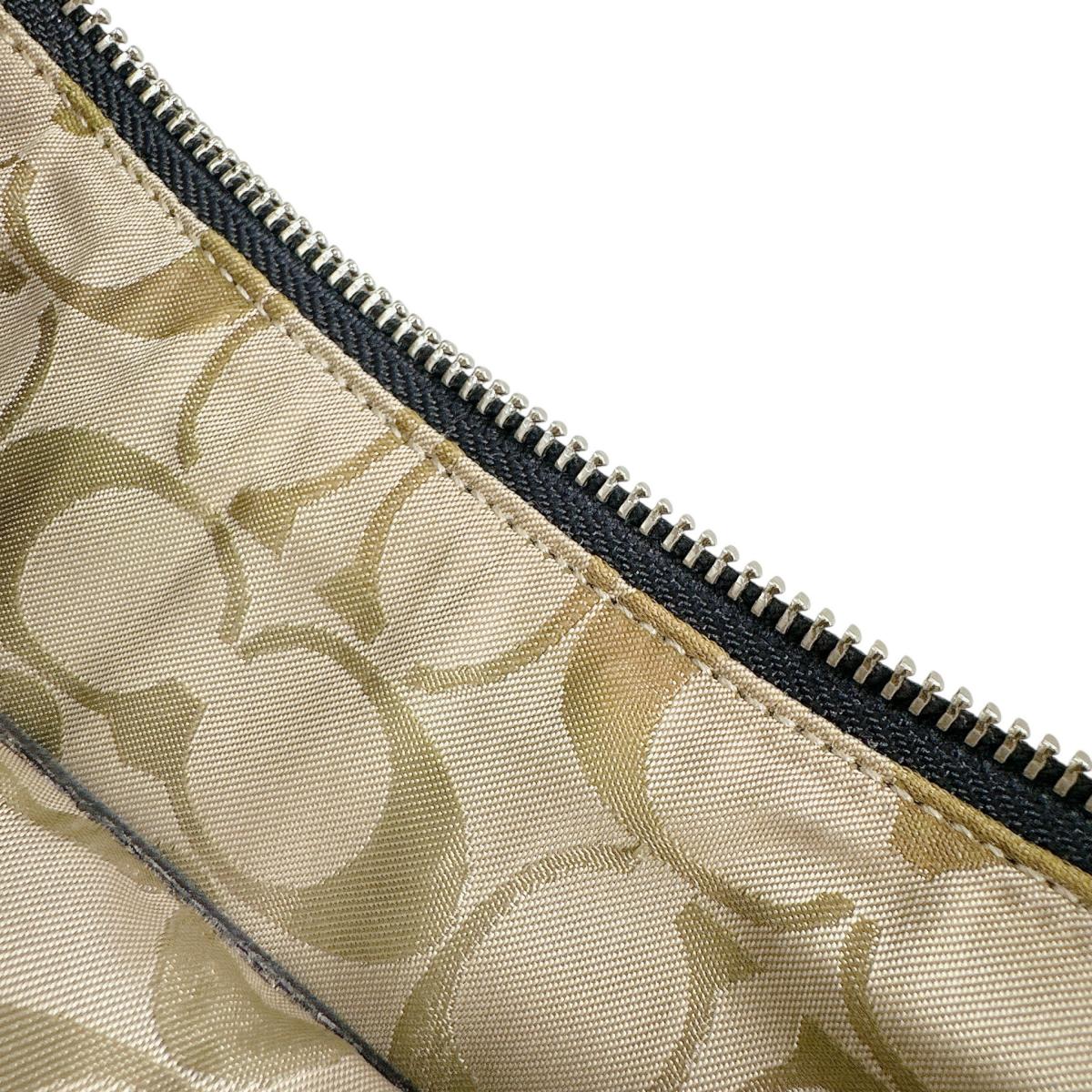 コーチ COACH ショルダーバッグ
 ショルダーバッグ 無地 レザー H2S-9326 こげ茶 【SS】
 【中古】