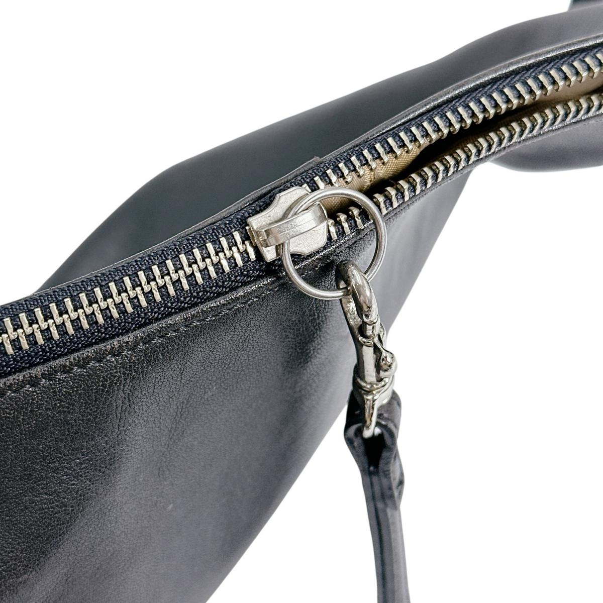 コーチ COACH ショルダーバッグ
 ショルダーバッグ 無地 レザー H2S-9326 こげ茶 【SS】
 【中古】