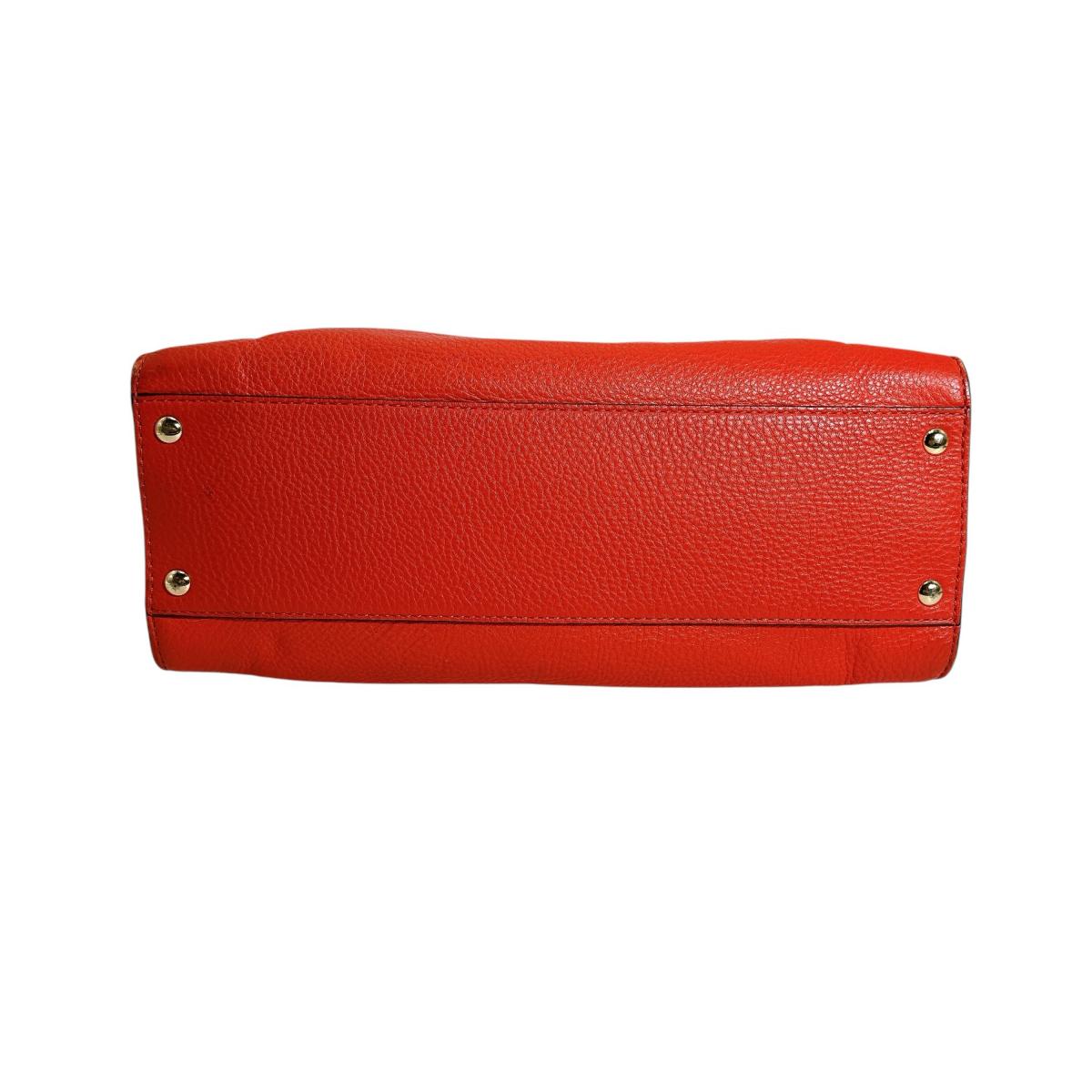 マイケルコース Michael Kors ハンドバッグ
 トートバッグ A4対応 ショルダーバッグ レザー レッド 【SS】
 【中古】