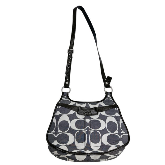 コーチ COACH ショルダーバッグ
 ショルダーバッグ シグネクチャー 斜め掛け キャンバス 10869-13292 グレー 【SS】
 【中古】