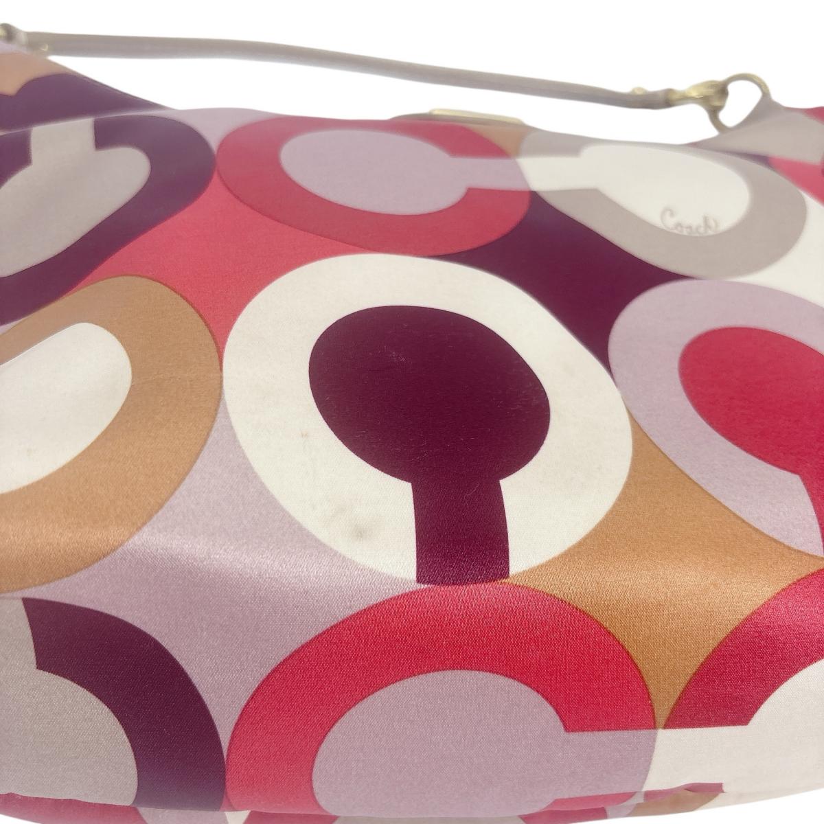 コーチ COACH ショルダーバッグ
 ハンドバッグ 2WAYバッグ シルク 18630 マルチカラー 【SS】
 【中古】