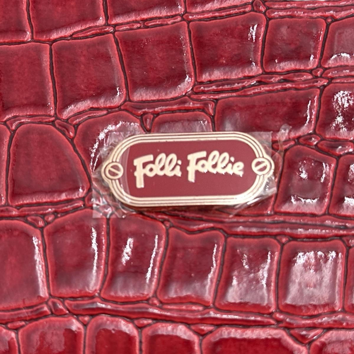 フォリフォリ Folli Follie ハンドバッグ
 ハンドバック レッド 【SS】
 【中古】