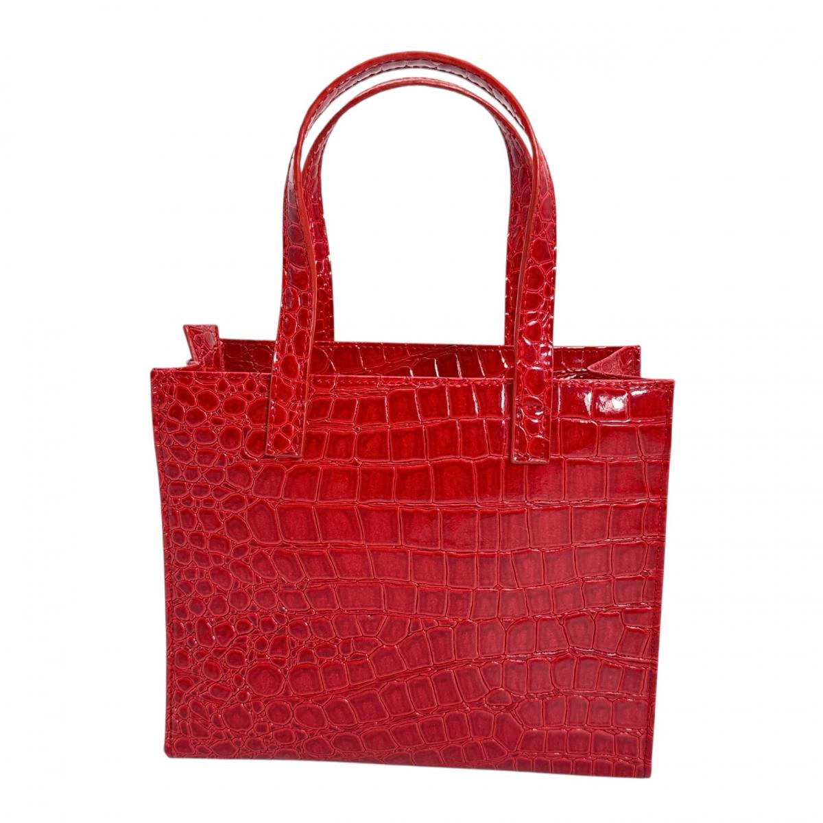 フォリフォリ Folli Follie ハンドバッグ
 ハンドバック レッド 【SS】
 【中古】