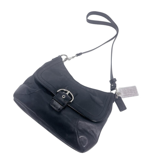 コーチ COACH ショルダーバッグ
 ショルダーバック 斜め掛け 肩掛け レザー E1273-F19580 ブラック 【SS】
 【中古】