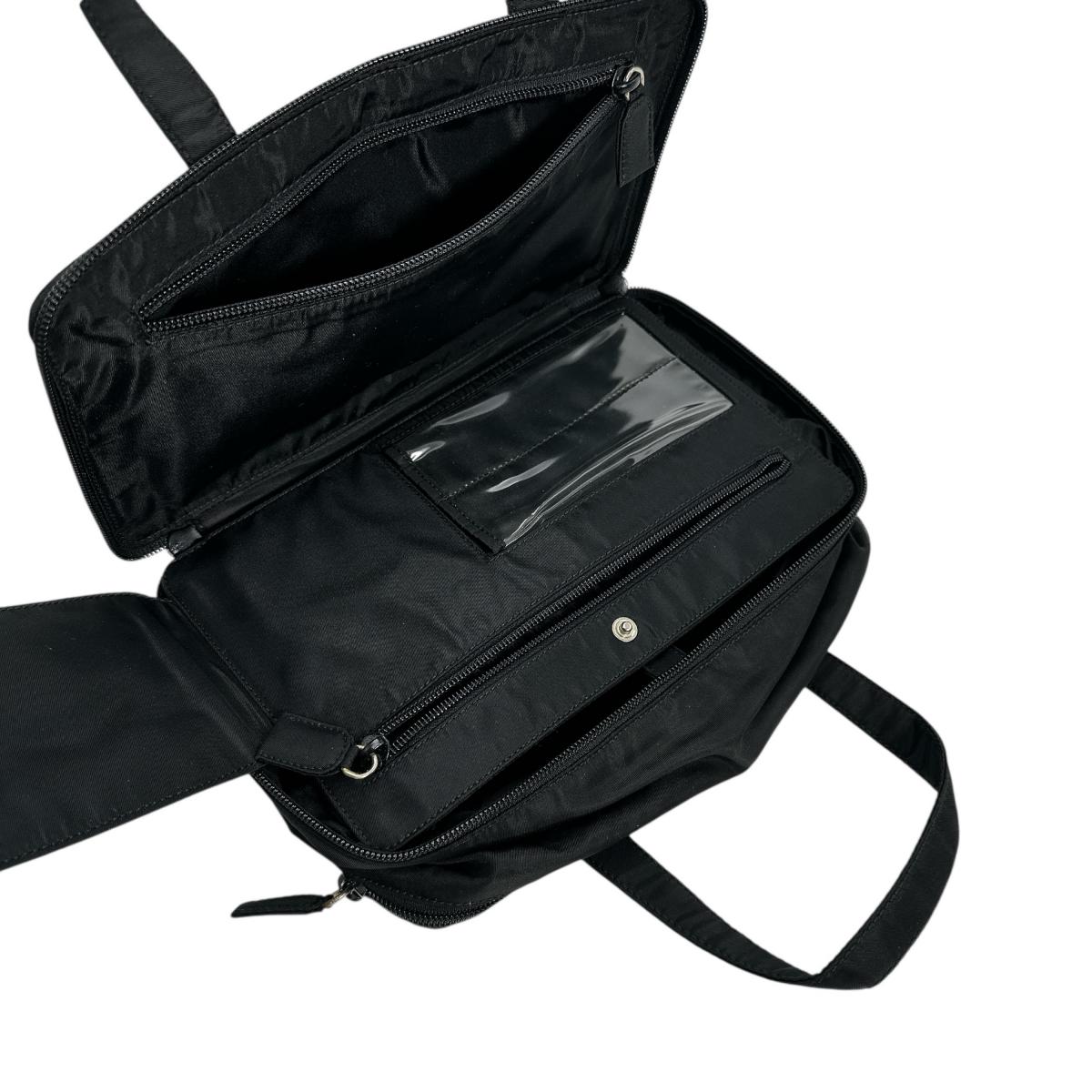 プラダ PRADA ハンドバッグ
 ハンドバック ナイロン ナイロン ブラック 【SS】
 【中古】