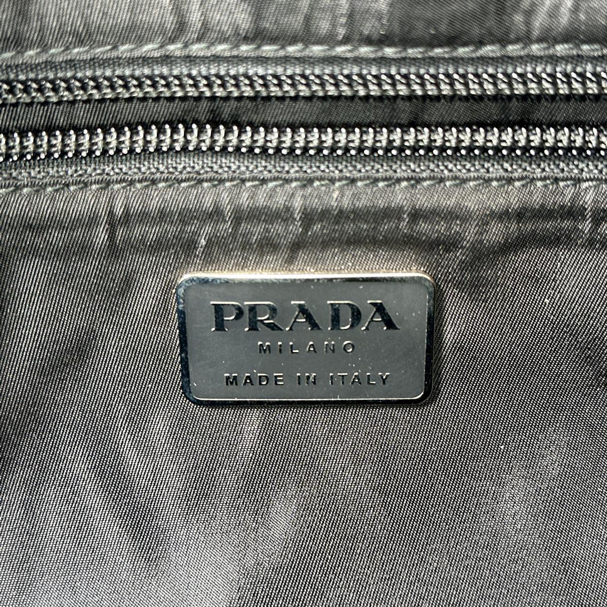 プラダ PRADA ハンドバッグ
 ハンドバック ナイロン ナイロン ブラック 【SS】
 【中古】