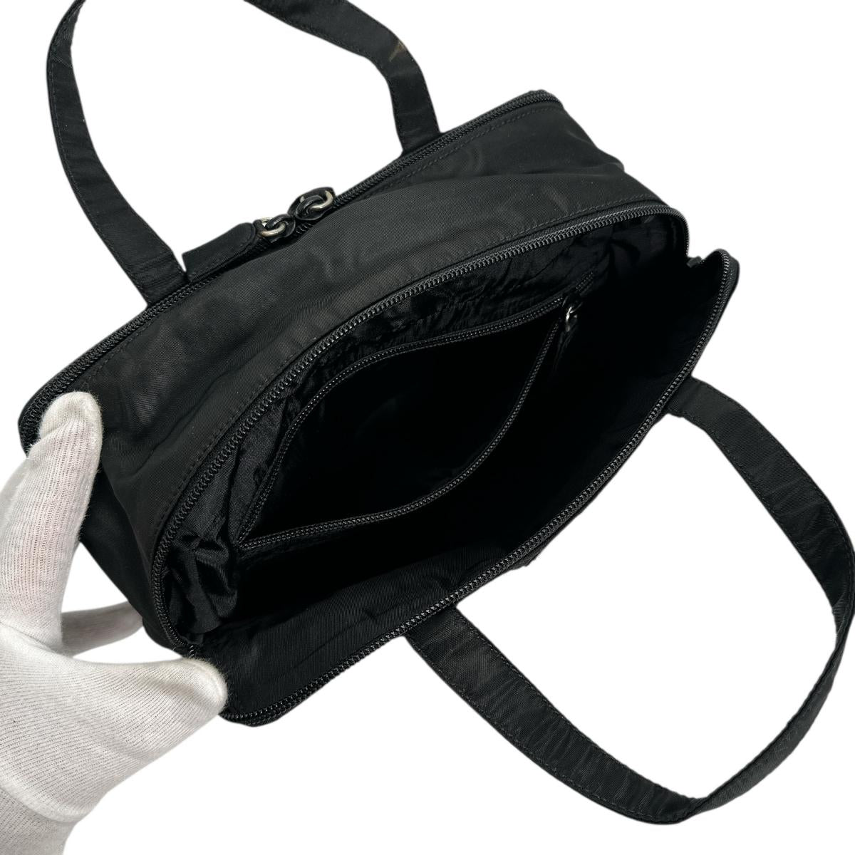 プラダ PRADA ハンドバッグ
 ハンドバック ナイロン ナイロン ブラック 【SS】
 【中古】