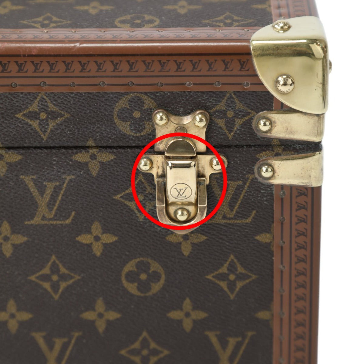 ルイヴィトン LOUIS VUITTON トランク
 アタッシュケース モノグラム ボワットブテイユ モノグラムキャンバス M21822 ブラウン LV
 【SS】
 【中古】