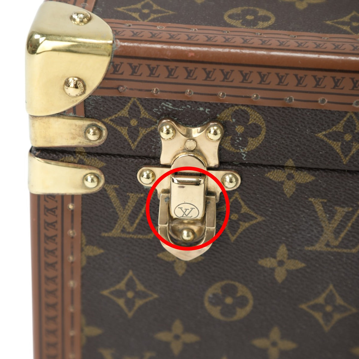 ルイヴィトン LOUIS VUITTON トランク
 アタッシュケース モノグラム ボワットブテイユ モノグラムキャンバス M21822 ブラウン LV
 【SS】
 【中古】