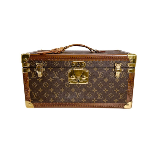 ルイヴィトン LOUIS VUITTON トランク
 アタッシュケース モノグラム ボワットブテイユ モノグラムキャンバス M21822 ブラウン LV
 【SS】
 【中古】