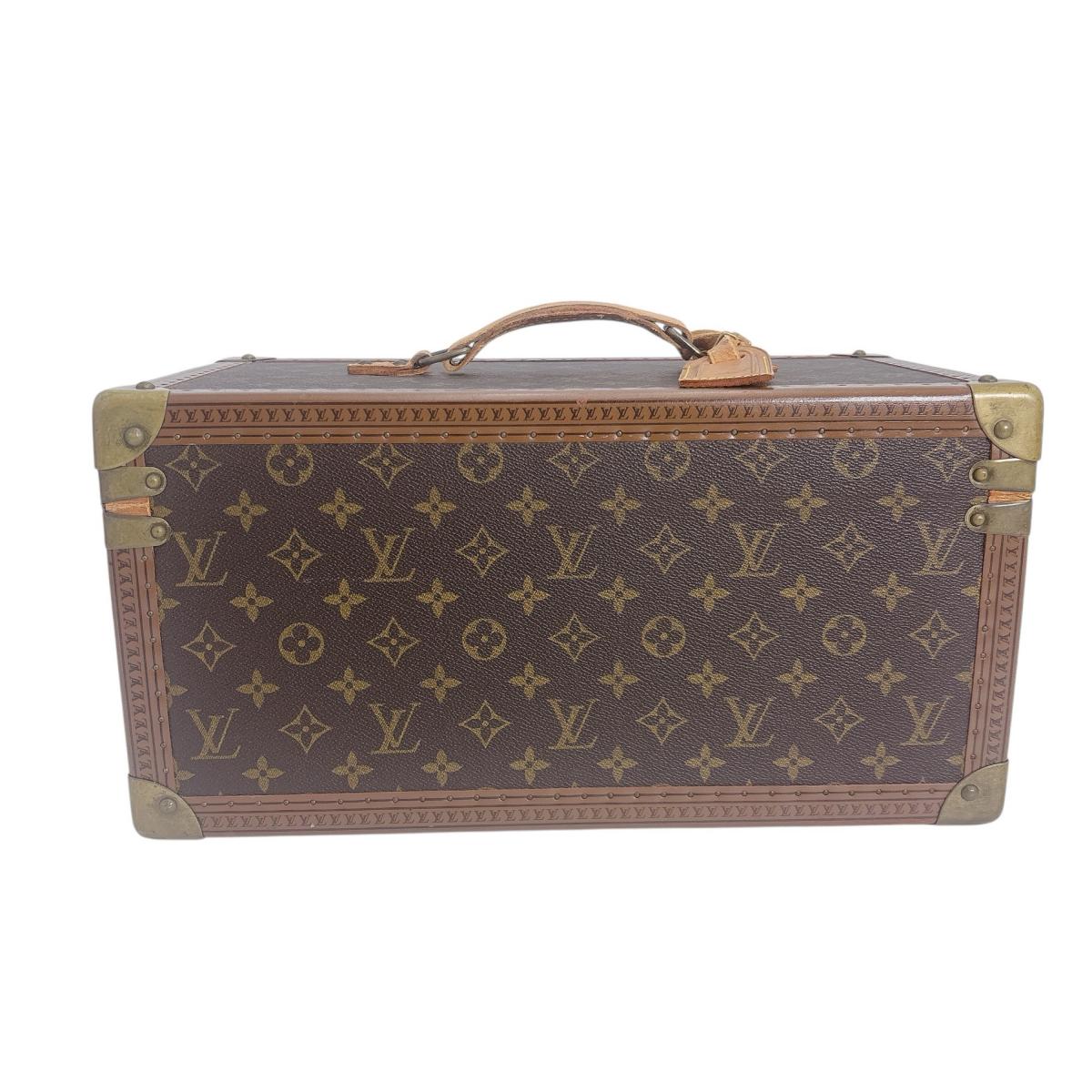 ルイヴィトン LOUIS VUITTON トランク
 アタッシュケース モノグラム ボワットブテイユ モノグラムキャンバス M21822 ブラウン LV
 【SS】
 【中古】