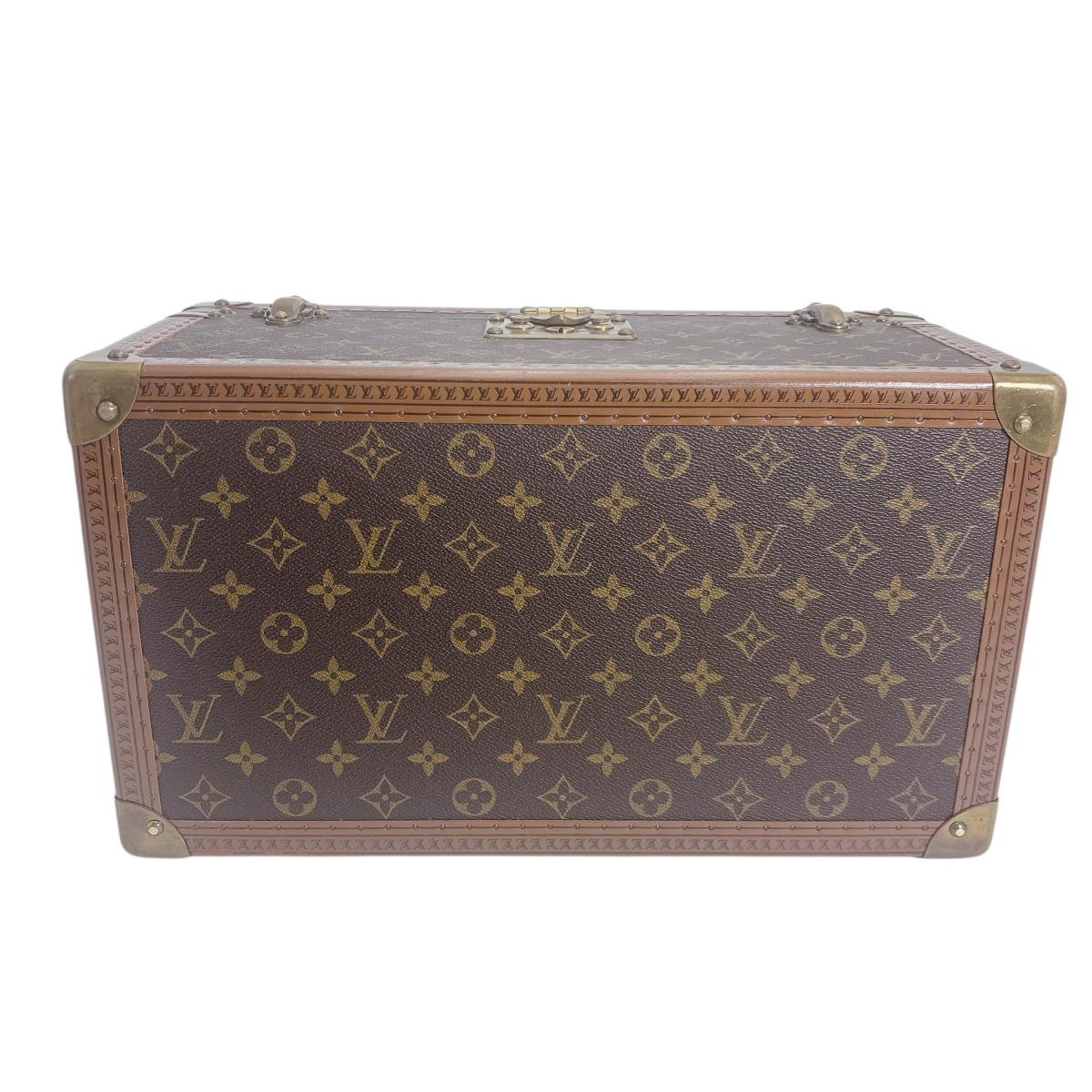 ルイヴィトン LOUIS VUITTON トランク
 アタッシュケース モノグラム ボワットブテイユ モノグラムキャンバス M21822 ブラウン LV
 【SS】
 【中古】