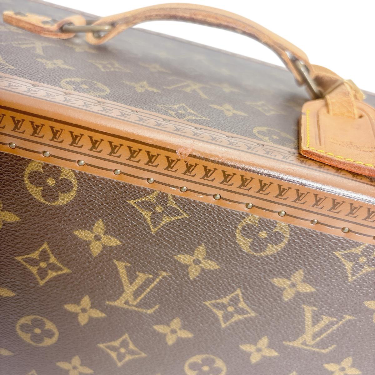 ルイヴィトン LOUIS VUITTON トランク
 アタッシュケース モノグラム ボワットブテイユ モノグラムキャンバス M21822 ブラウン LV
 【SS】
 【中古】