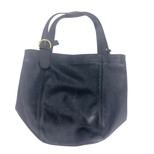 コーチ COACH トートバッグ
 ハンドバッグ A4 ヴィンテージ オールドコーチ レザー D6C-4082 ブラック 【SS】
 【中古】