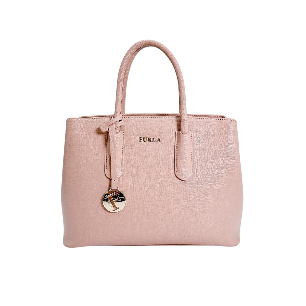 フルラ Furla ハンドバッグ
 型押しレザー テッサ レザー G7280 ピンク 【SS】
 【中古】