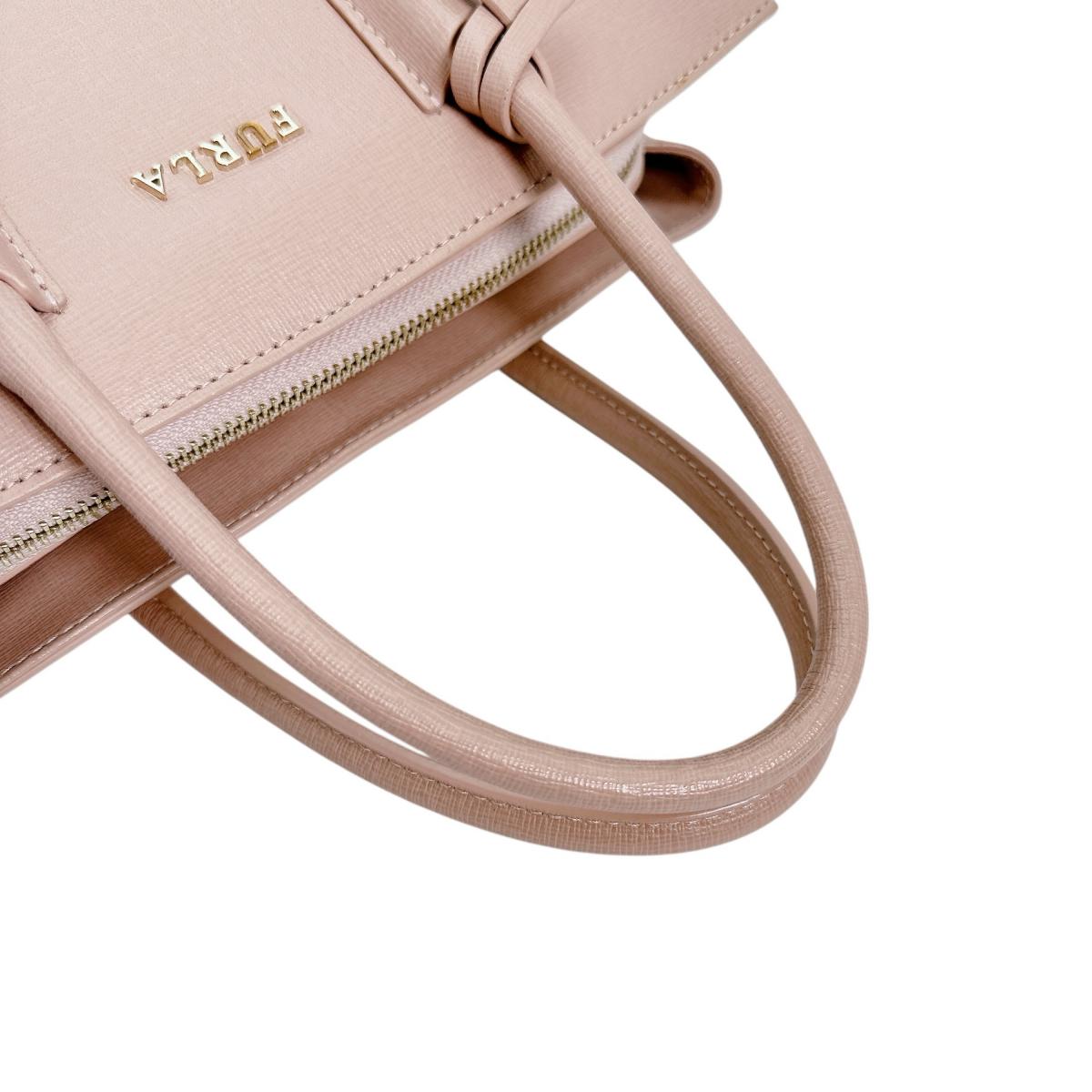 フルラ Furla ハンドバッグ
 型押しレザー テッサ レザー G7280 ピンク 【SS】
 【中古】