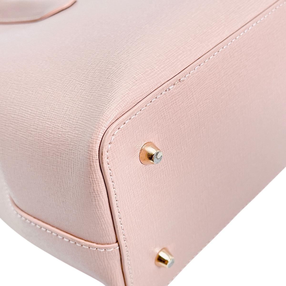 フルラ Furla ハンドバッグ
 型押しレザー テッサ レザー G7280 ピンク 【SS】
 【中古】