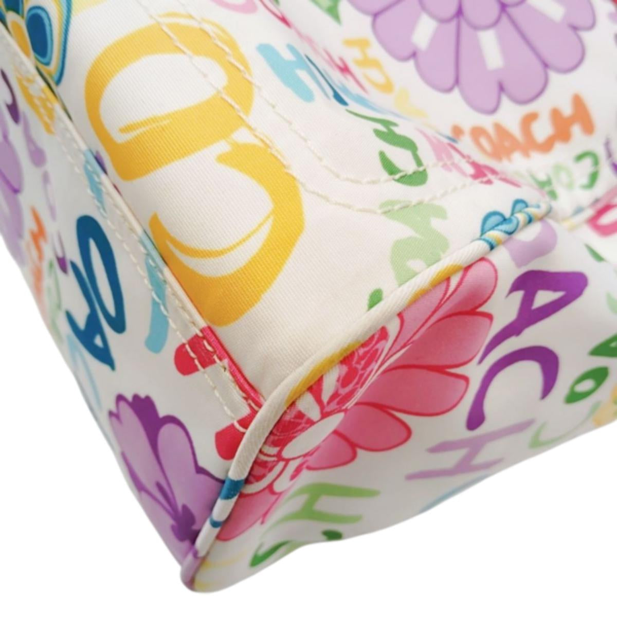 コーチ COACH ハンドバッグ
 トートバッグ マザーバッグ デイジー ナイロン B1082-F14879 マルチカラー 【SS】
 【中古】