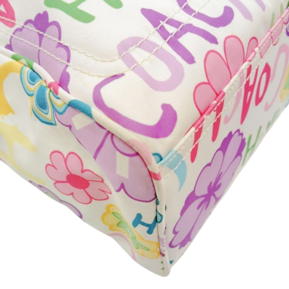 コーチ COACH ハンドバッグ
 トートバッグ マザーバッグ デイジー ナイロン B1082-F14879 マルチカラー 【SS】
 【中古】