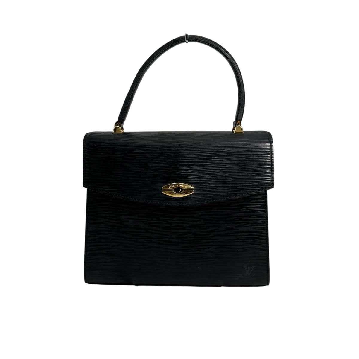 ルイヴィトン LOUIS VUITTON ハンドバッグ
 ハンドバッグ エピ マルゼルブ エピレザー M52372 ブラック LV
 【SS】
 【中古】
