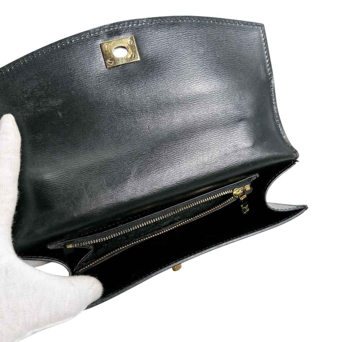 ルイヴィトン LOUIS VUITTON ハンドバッグ
 ハンドバッグ エピ マルゼルブ エピレザー M52372 ブラック LV
 【SS】
 【中古】