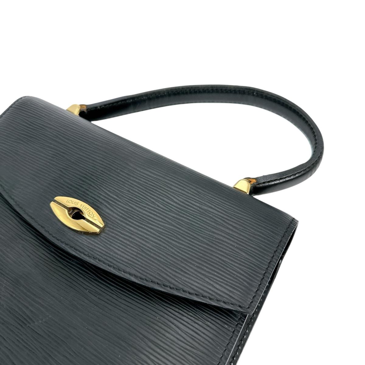 ルイヴィトン LOUIS VUITTON ハンドバッグ
 ハンドバッグ エピ マルゼルブ エピレザー M52372 ブラック LV
 【SS】
 【中古】