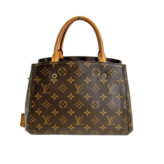 ルイヴィトン LOUIS VUITTON ハンドバッグ
 ハンドバッグ モノグラム モンテーニュBB モノグラムキャンバス M41055 ブラウン LV
 【SS】
 【中古】