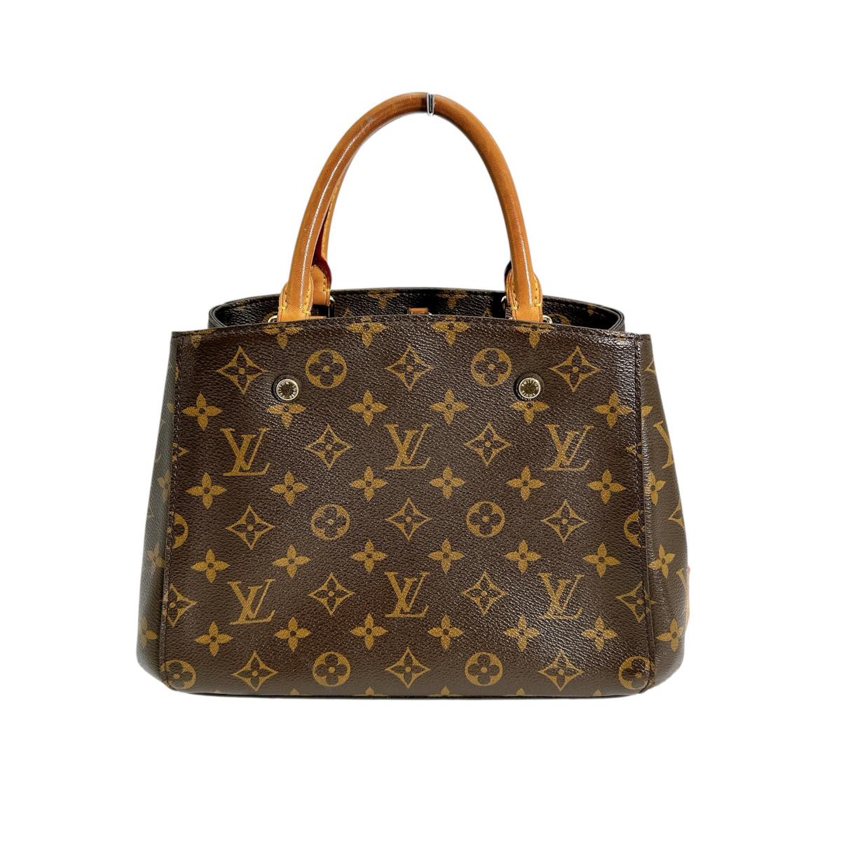 ルイヴィトン LOUIS VUITTON ハンドバッグ
 ハンドバッグ モノグラム モンテーニュBB モノグラムキャンバス M41055 ブラウン LV
 【SS】
 【中古】
