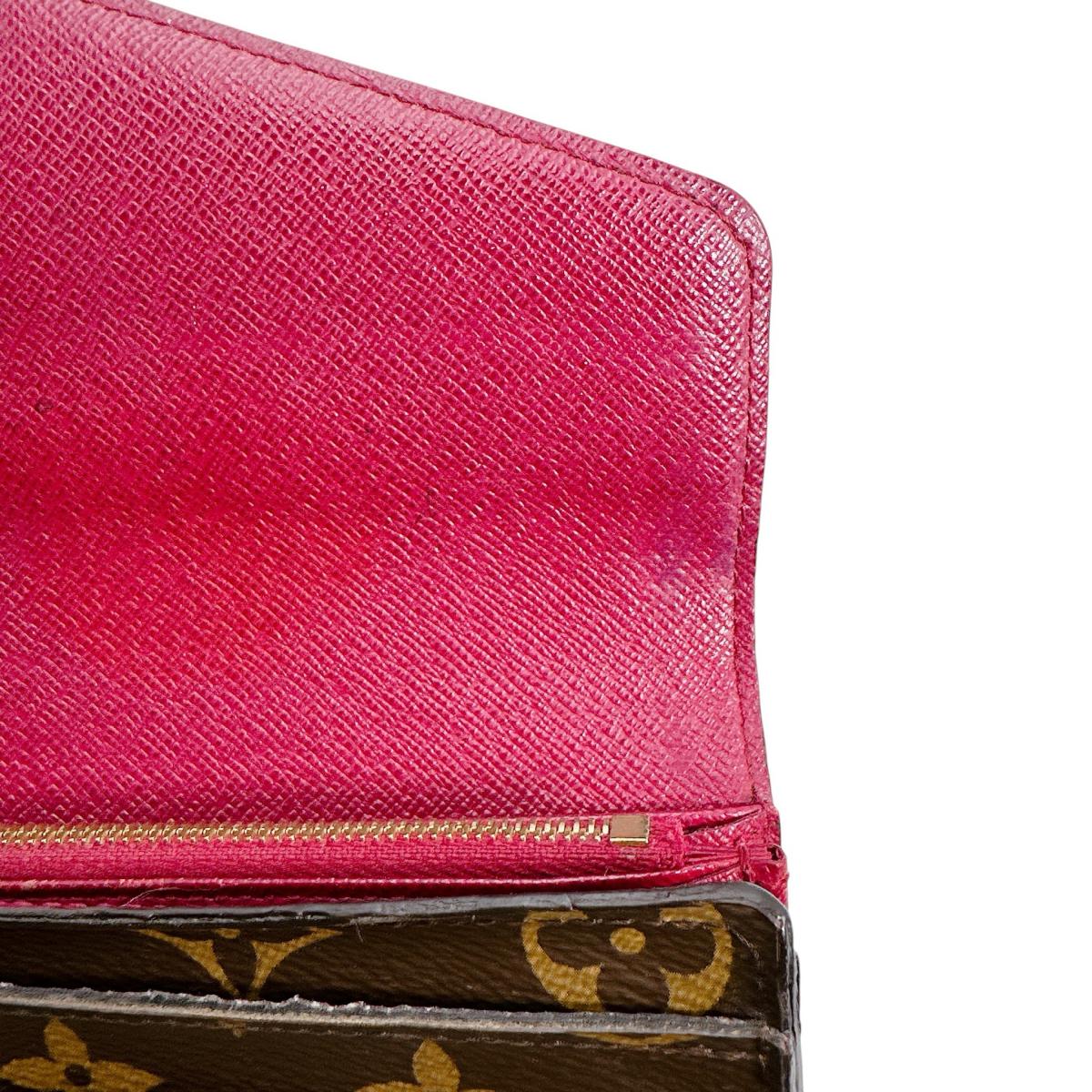 ルイヴィトン LOUIS VUITTON 長財布
 スナップボタン閉会式 モノグラム ポルトフォイユ・サラ モノグラムキャンバス M62234 ブラウン LV
 【SS】
 【中古】