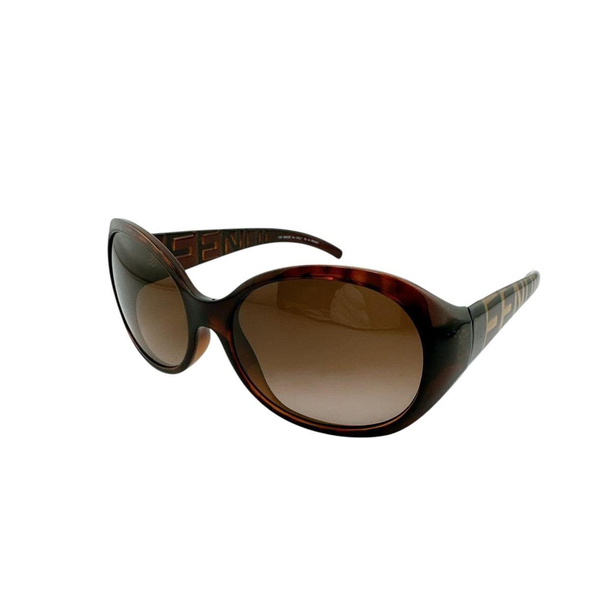 フェンディ FENDI サングラス
 サングラス 度なし 215 58□17 130 プラスチック FS352AF ブラウン 【SS】
 【中古】