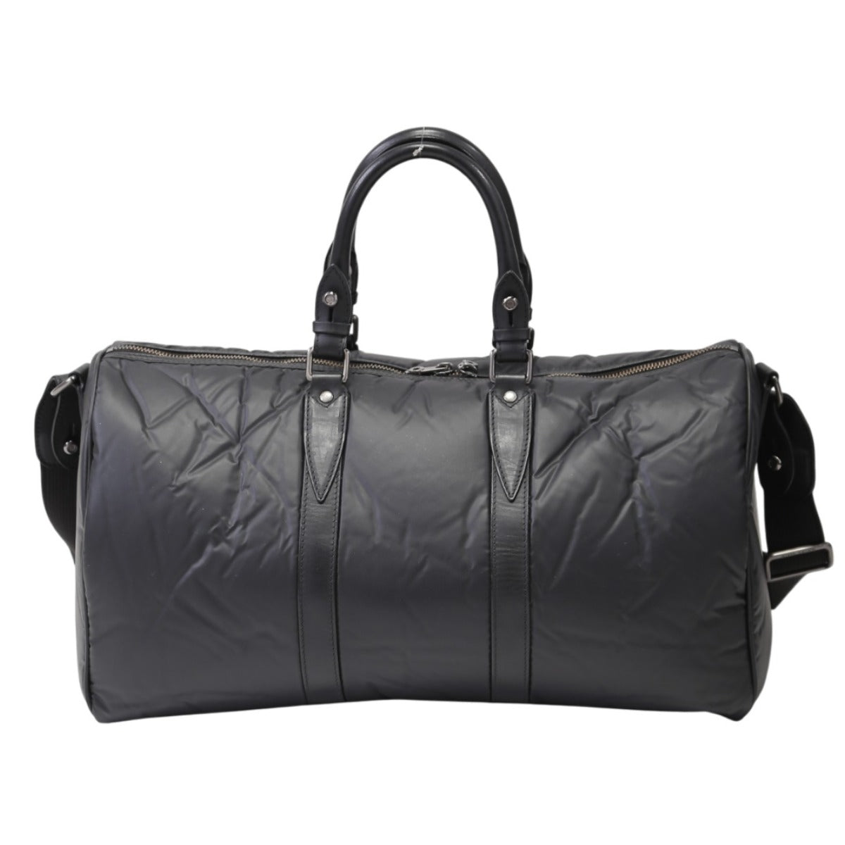 ハンティングワールド HUNTING WORLD ボストンバッグ
 旅行かばん ミニボストンバッグ PVC ブラック 【SS】
 【中古】