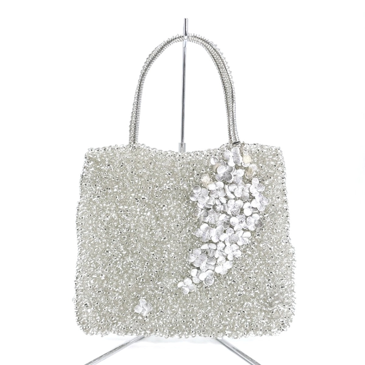 アンテプリマ ANTEPRIMA ハンドバッグ
 ワイヤーバッグ パーティー 結婚式 ワイヤー シルバー 【SS】
 【中古】