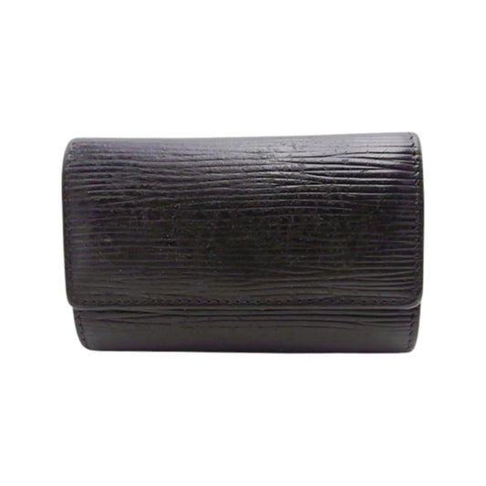 ルイヴィトン LOUIS VUITTON キーケース
 キーケース エピ ミュルティクレ6 エピレザー M63812 ノワール LV
 【SS】
 【中古】