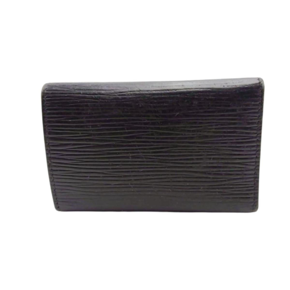 ルイヴィトン LOUIS VUITTON キーケース
 キーケース エピ ミュルティクレ6 エピレザー M63812 ノワール LV
 【SS】
 【中古】