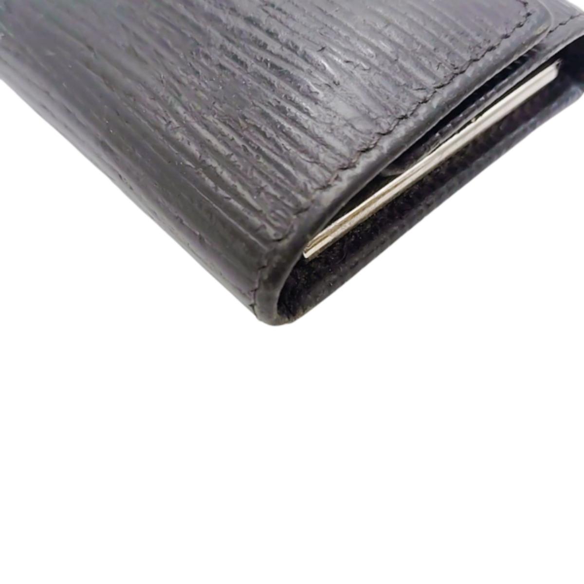 ルイヴィトン LOUIS VUITTON キーケース
 キーケース エピ ミュルティクレ6 エピレザー M63812 ノワール LV
 【SS】
 【中古】