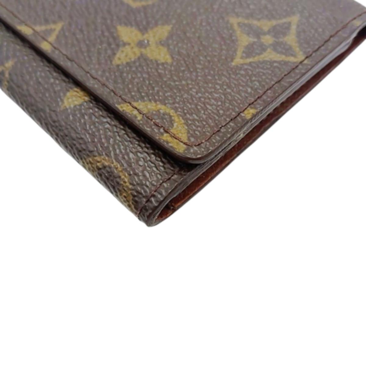 ルイヴィトン LOUIS VUITTON 名刺入れ
 カードケース モノグラム アンヴェロップ・カルト ドゥ ヴィジット モノグラムキャンバス M62920 ブラウン LV
 【SS】
 【中古】